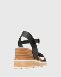 Airflex - Sandrea Stacked Heel Wedges
