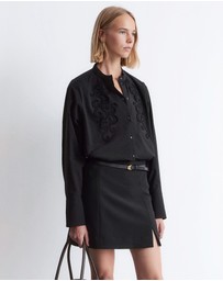 & Other Stories - Cotton Embroidered Blouse