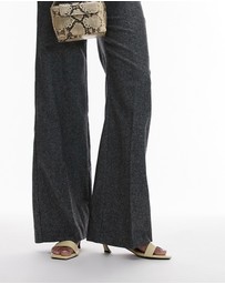 TOPSHOP - Inga Square Toe Slip On Mid Heeled Sandals