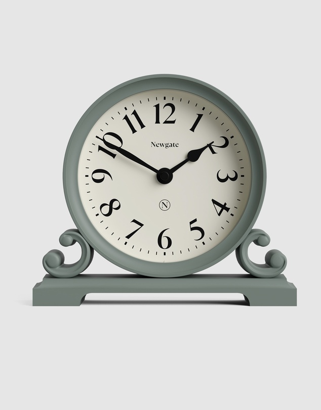 Newgate - Newgate Divisadero Mantel Clock-Asparagus Green