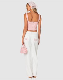 EDIKTED - Ballet Baby Lace Up Corset
