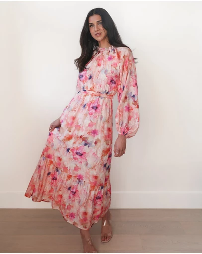 Esther & Co - Sereline Dress - Pink Floral