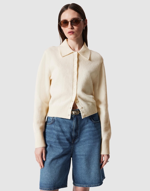 & Other Stories - Knitted Collar Cardigan