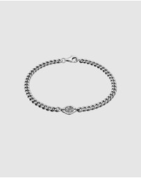 Haze & Glory - ICONIC EXCLUSIVE - Bracelet Ride The Tide Wave Pendant in 925 Sterling Silver