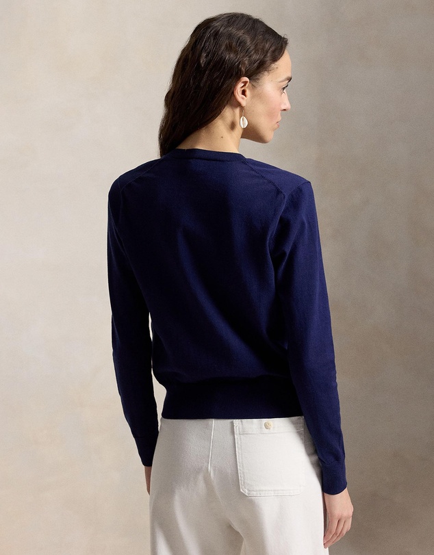 Polo Ralph Lauren - Stretch Cotton-Blend Crewneck Cardigan