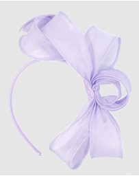 Max Alexander - Organza Lilac Racing Fascinator