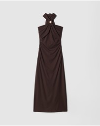 & Other Stories - Halterneck Midi Dress