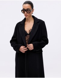 Minima Esenciales - Maren Brushed Wool Long Coat