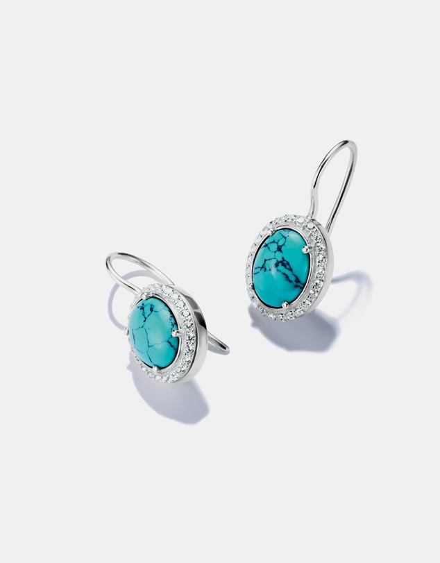 THOMAS SABO - THOMAS SABO Earrings with Turquoise Oval Stones