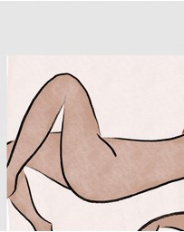 Inka Arthouse - Pink Nude by Henri Matisse Art Print