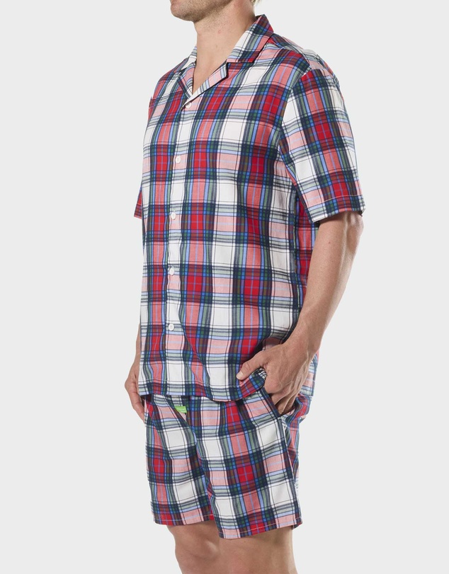 Mitch Dowd - Mitchdowd Mens Check Fam Jam Bamboo Pyjama Set