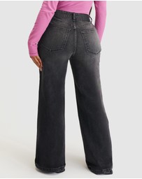 Cotton On - Curvy Stretch Wide Jeans
