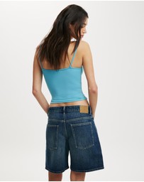 Cotton On - Relaxed Denim Shorts