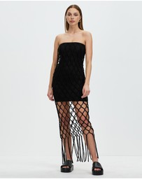 Third Form - Net Strapless Dress