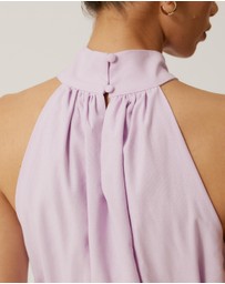 Tussah - Louie Linen Blend Midi Dress