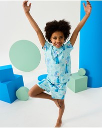 Rock Your Kid - Frozen Short Pyjama Set - ICONIC EXCLUSIVE - Kids