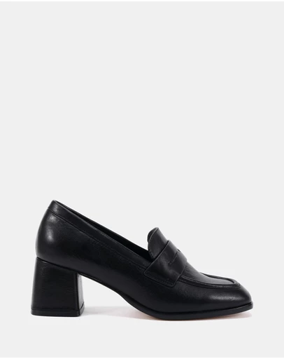 Wittner - Kylie Leather Heeled Loafers
