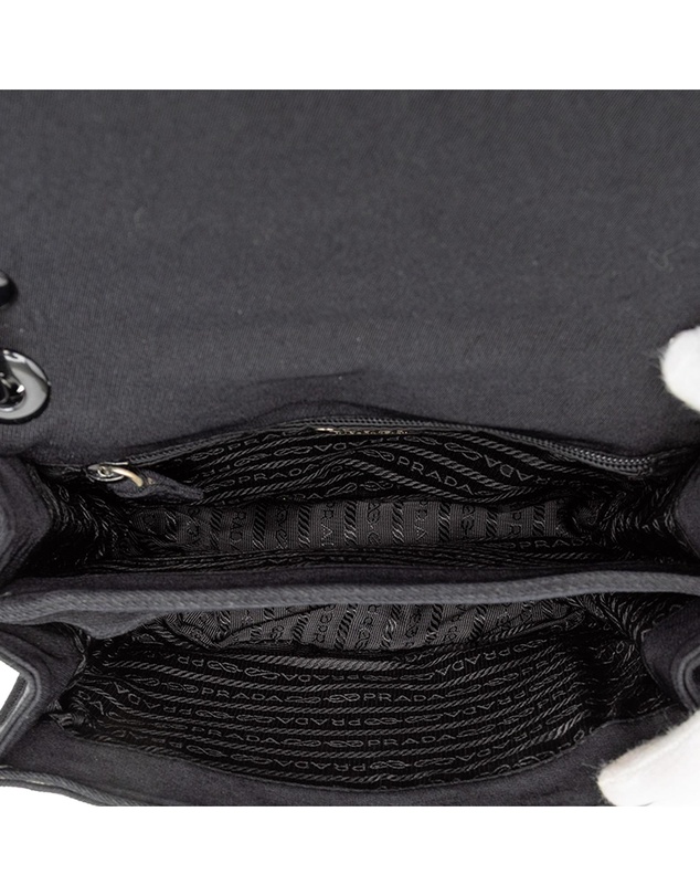 Pre-Loved by Azura Reborn - Pre-Loved Canvas Lucite Chain Shoulder Bag