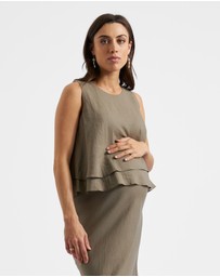 Ripe Maternity - Peyton Linen Nursing Top