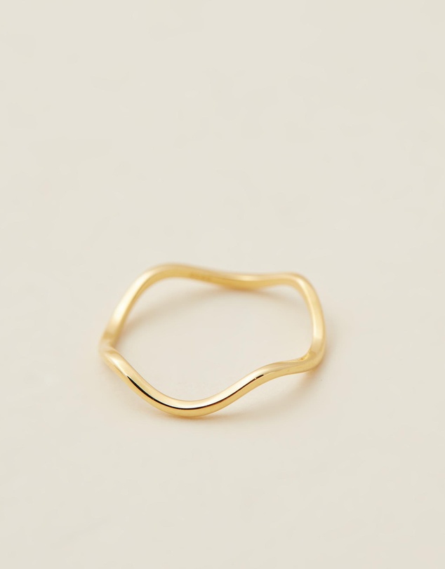 SAINT VALENTINE - Vera Wave Ring - Gold
