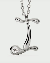 PDPAOLA - Initial 2026 I Silver Pendant Necklace