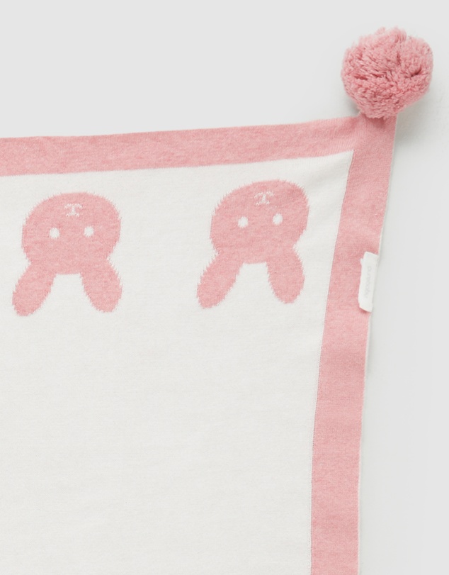 Purebaby - Border Pom Pom Blanket-Babies