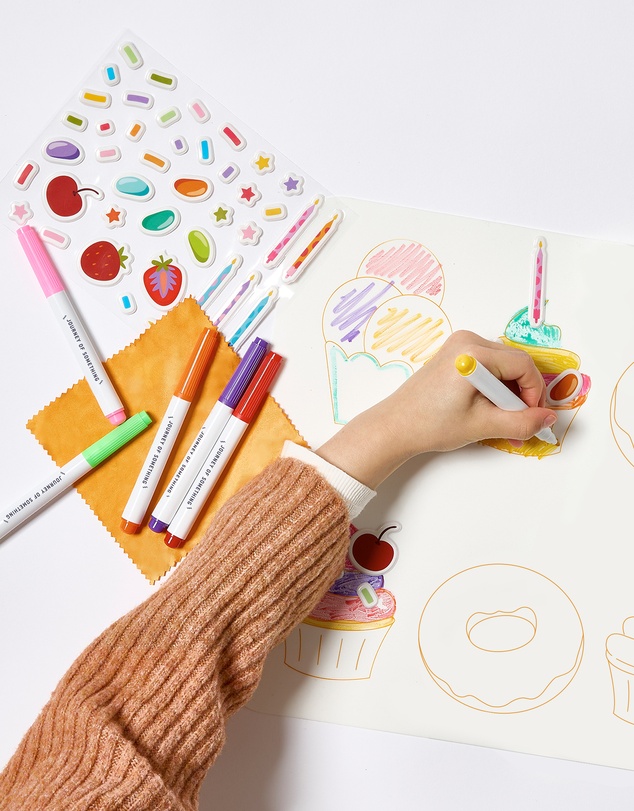 Journey Of Something - Wipeable Silicone Colouring Mat - Sweet As