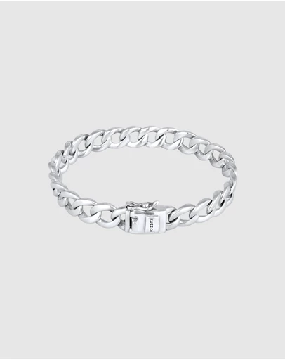 Kuzzoi - ICONIC EXCLUSIVE - Classic Curb Chain Bracelet in 925 Sterling Silver