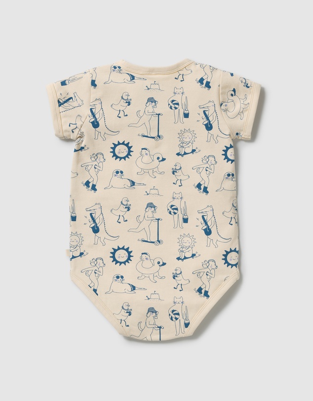 Wilson & Frenchy - Organic Henley Bodysuit - Babies