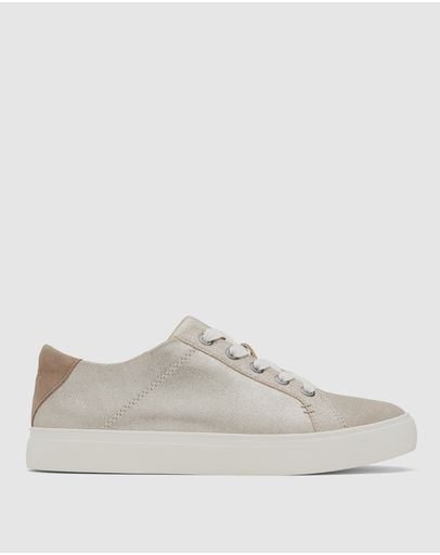 Champagne Metallic Leather