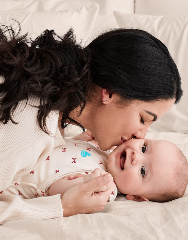 Love to Dream - Swaddle Up™ Transition Bag 1.0 TOG Stretch Cotton Bows Cream