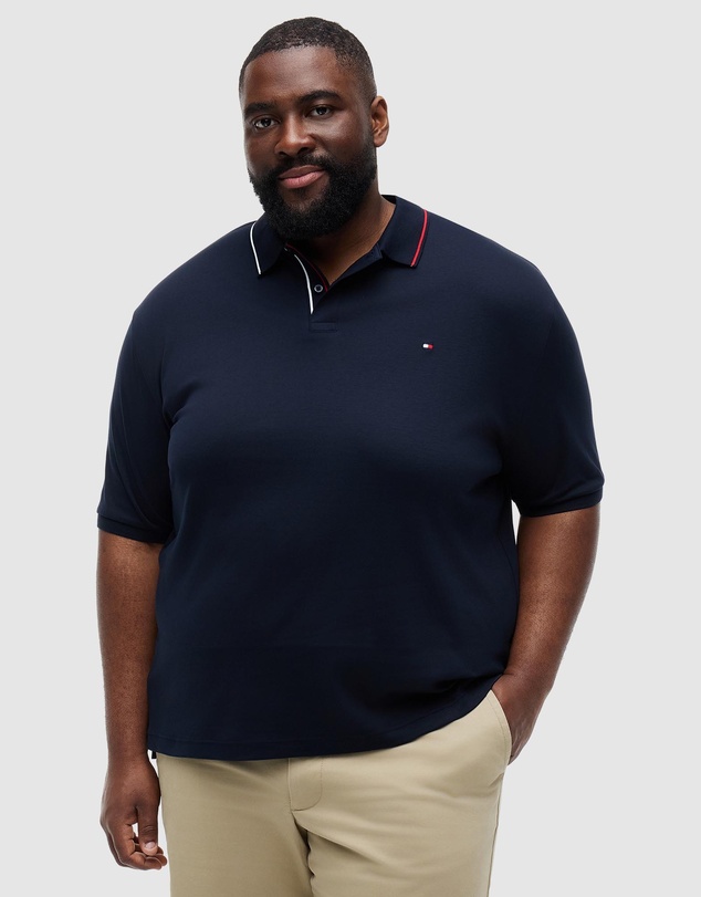 Tommy Hilfiger - Big & Tall Liquid Cotton Slim Fit Polo