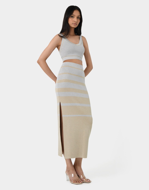 Forcast - Shay Lurex Knit Skirt