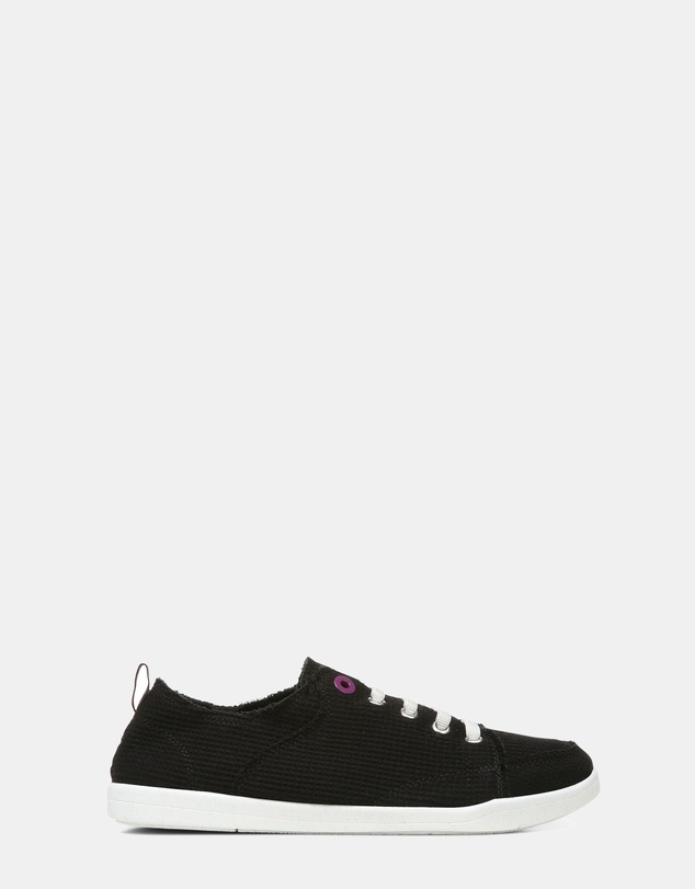 Vionic - Pismo Casual Sneaker - Black Waffle Knit