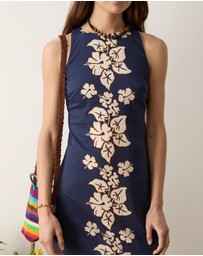 BOTEH - Palmetto Column Maxi Dress