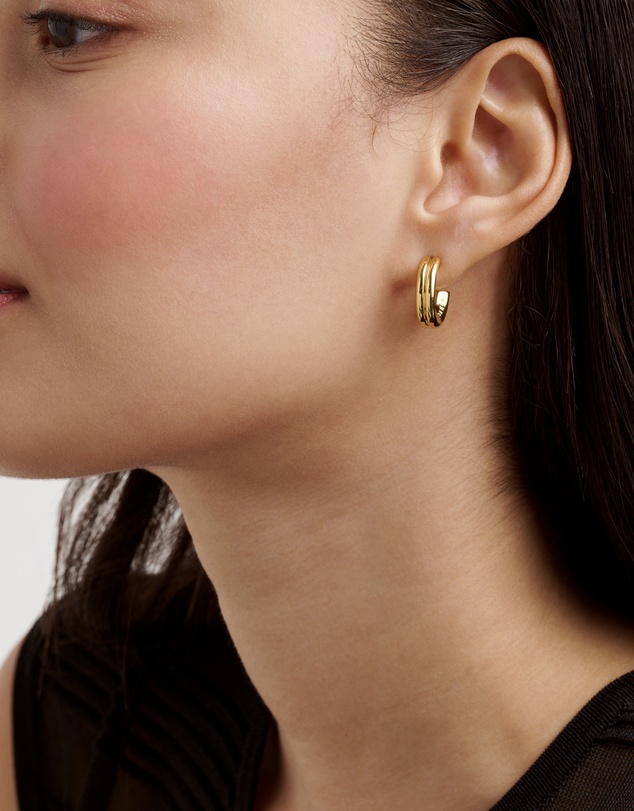 Ted Baker - HILYA: Hidden Heart Small Hoop Earrings