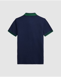 Polo Ralph Lauren - Polo Bear Cotton Mesh Polo Shirt - ICONIC EXLCUSIVE - Babies-Kids