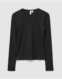 & Other Stories - Ribbed LS Top
