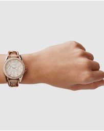 Fossil - Riley Light Brown Chronograph Watch