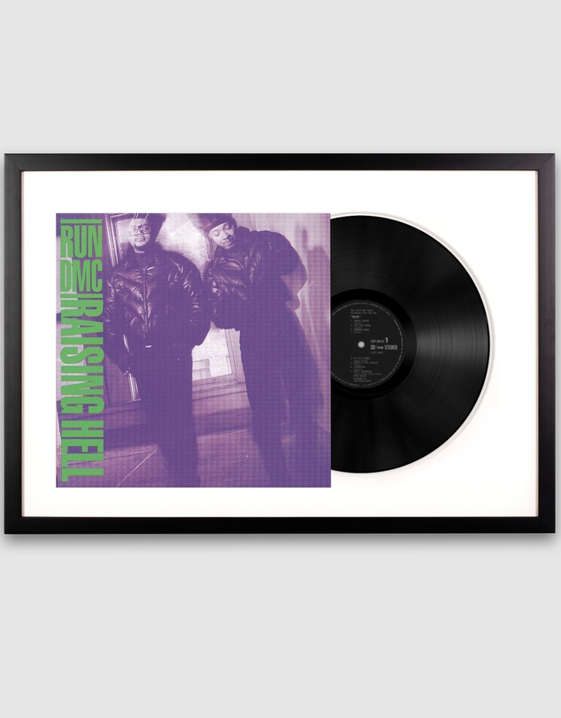 iWorld - Framed Run DMC Raising Hell Vinyl Album Art