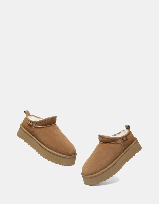 EVERAU - Australian Shepherd Ugg Nano Classic Platform Cow Suede Upper UGG Boots