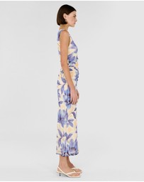 Staple the Label - Fleur Mesh Midi Dress