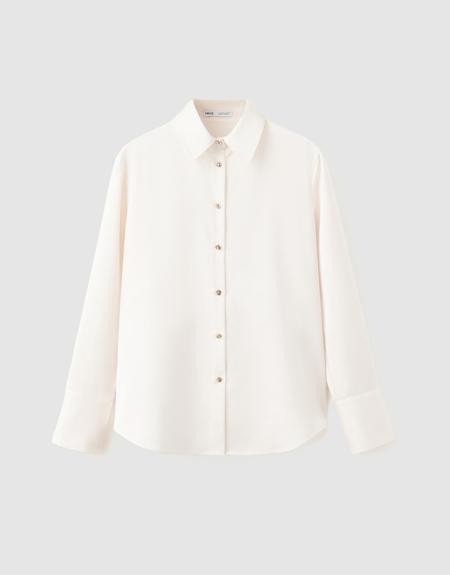 M.N.G - Satin Finish Flowy Shirt