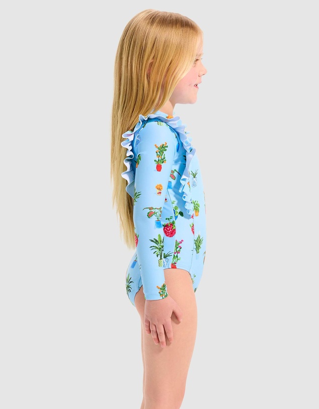 Seafolly - Playa Bonita Frill Paddlesuit - Kids