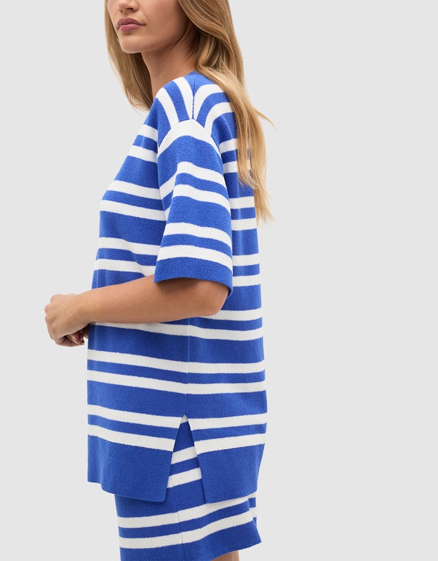 Seed Heritage - Boucle Stripe Oversized Tee