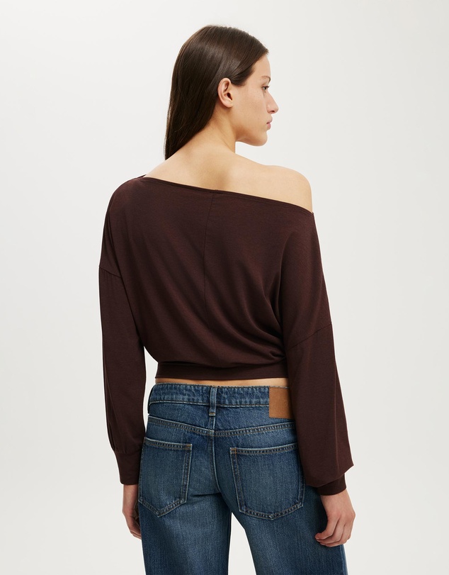 Cotton On - Sage Off Shoulder Long Sleeve