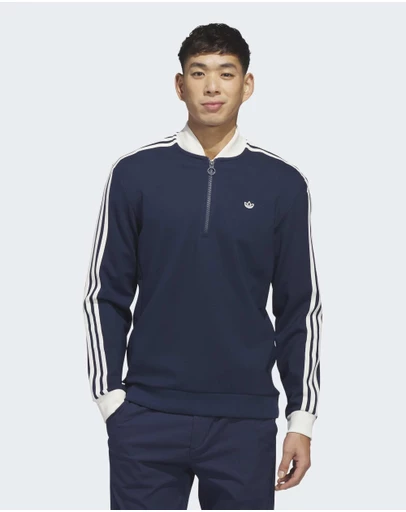adidas Originals - Originals 3-Stripes 1/4 Zip Sweatshirt Mens