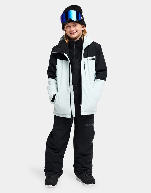 Quiksilver - Boys 8 to 16 Mash Up Bib Snow Pants
