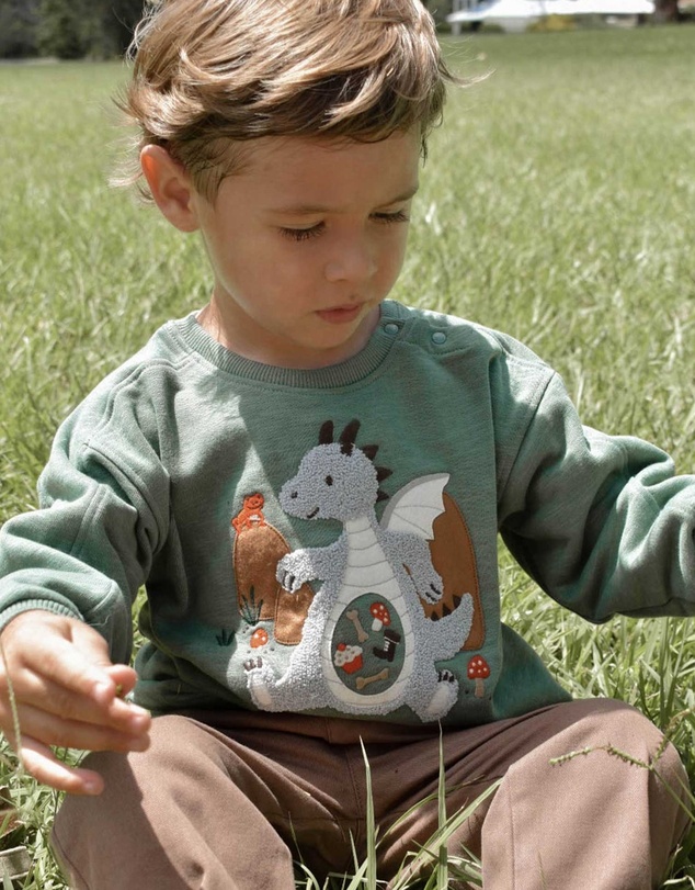 Purebaby - Hungry Dragon Windcheater -Kids-Babies