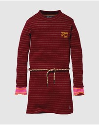 Quapi - Kalina Long Sleeve Stripe Dress - Kids-Teens
